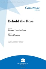 Behold the Rose SATB choral sheet music cover